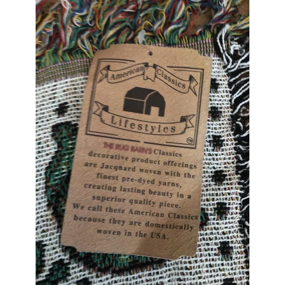 VTG Rug Barn Mother First Holds Your Hand Tapestry 60